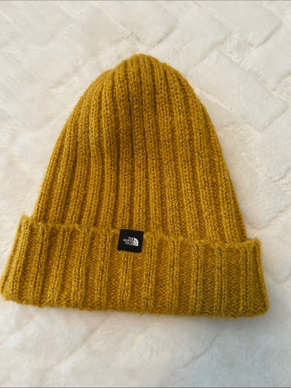 The North Face Woman’s/Youth Mustard Ribbed Cuffed Beanie